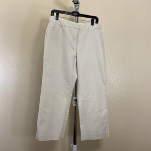 Charter Club Pant Shop Katherine Fit Cropped White Pants Women’s Size 8